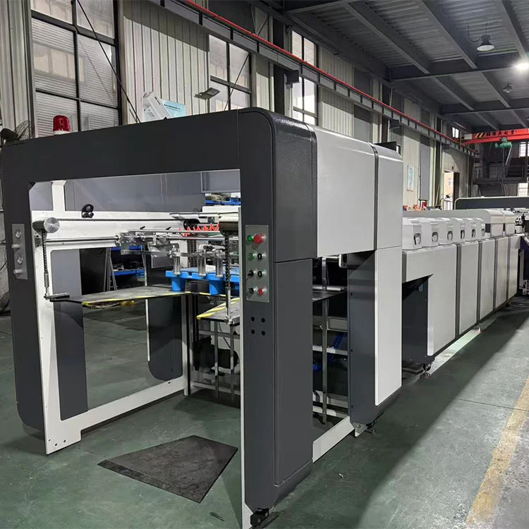 Automata vastag vékony papír UV olajlakk gép